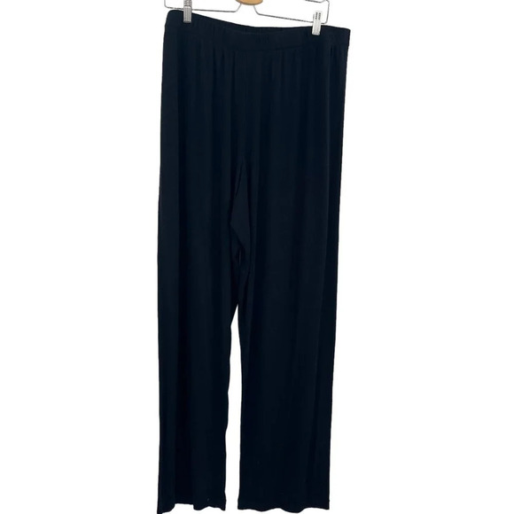 Skims Soft Lounge Ribbed Pants Black Onyx‎ Plus Size 3X - Picture 3 of 9
